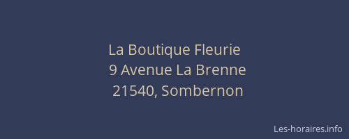 La Boutique Fleurie