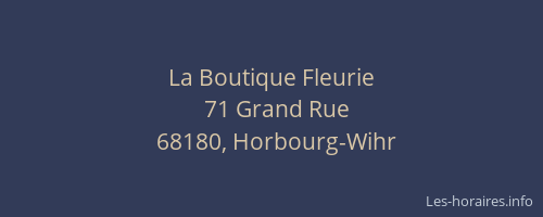 La Boutique Fleurie