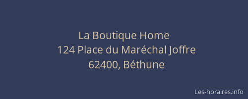 La Boutique Home