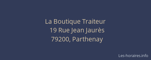 La Boutique Traiteur