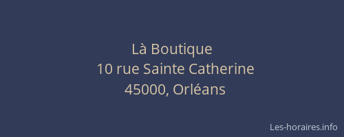 Là Boutique