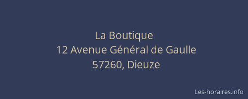 La Boutique