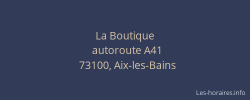 La Boutique