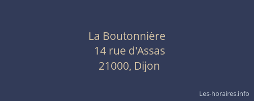 La Boutonnière