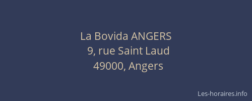 La Bovida ANGERS