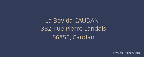 La Bovida CAUDAN