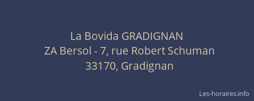 La Bovida GRADIGNAN