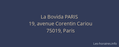 La Bovida PARIS