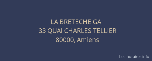 LA BRETECHE GA
