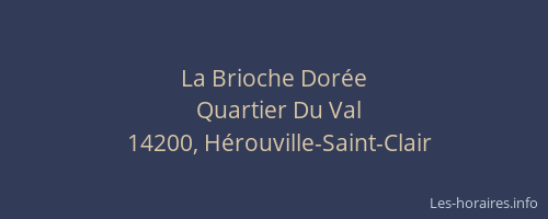 La Brioche Dor&eacute;e