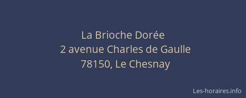 La Brioche Dorée