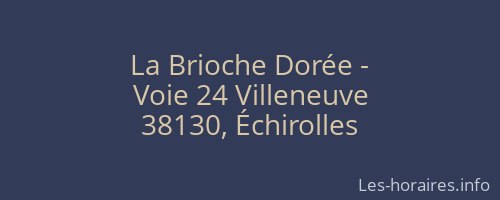 La Brioche Dorée -