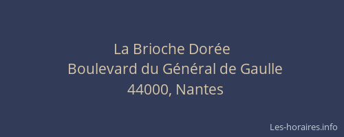 La Brioche Dorée