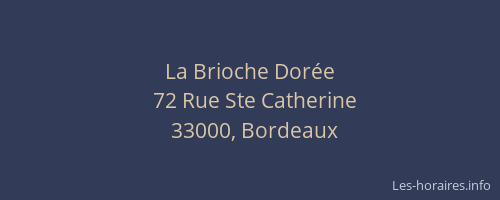 La Brioche Dorée