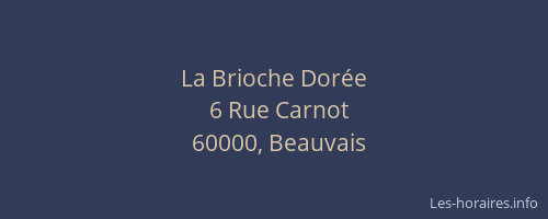 La Brioche Dorée