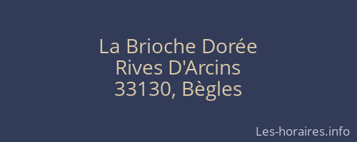 La Brioche Dorée