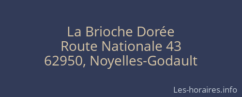 La Brioche Dorée