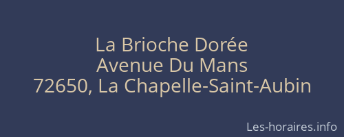 La Brioche Dorée