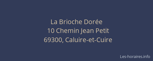 La Brioche Dorée