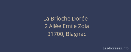 La Brioche Dorée