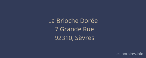 La Brioche Dorée