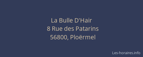 La Bulle D'Hair