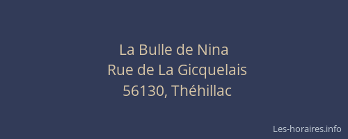 La Bulle de Nina