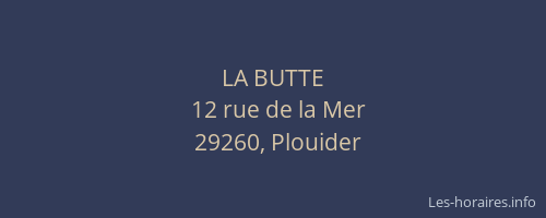 LA BUTTE