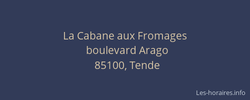 La Cabane aux Fromages
