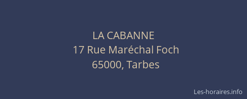 LA CABANNE