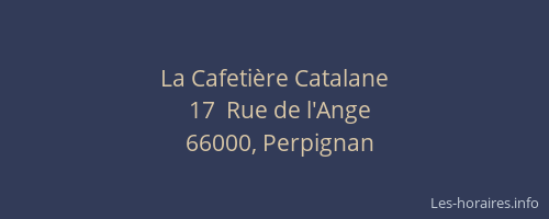 La Cafetière Catalane