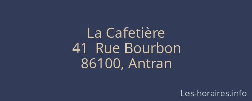 La Cafetière