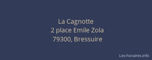 La Cagnotte