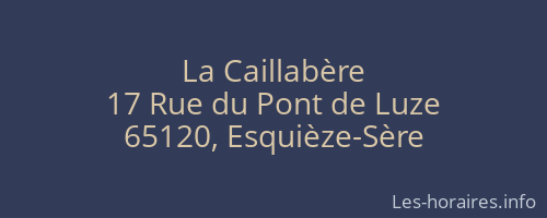 La Caillabère
