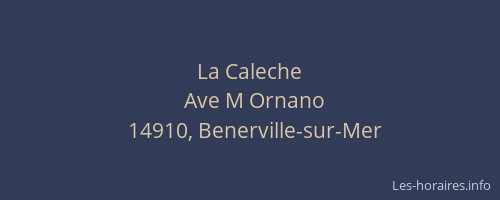 La Caleche