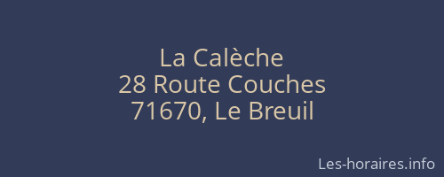 La Calèche