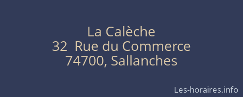 La Calèche