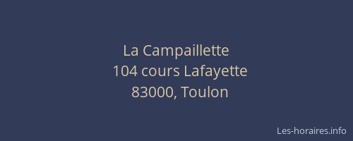 La Campaillette