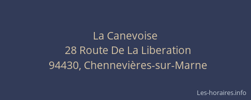 La Canevoise