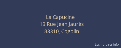 La Capucine