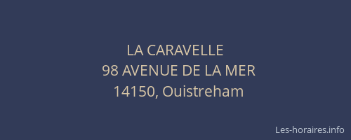 LA CARAVELLE