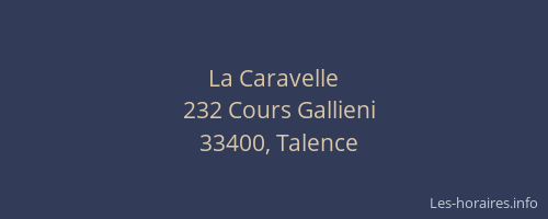 La Caravelle