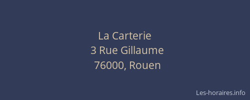 La Carterie