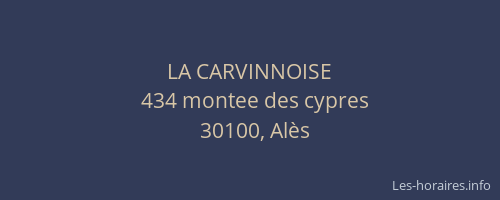 LA CARVINNOISE