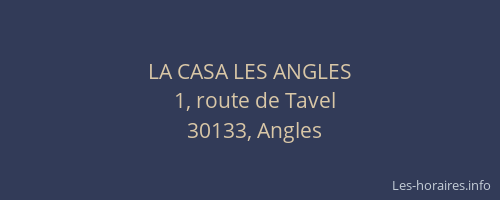 LA CASA LES ANGLES