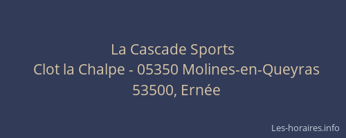 La Cascade Sports