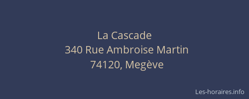 La Cascade