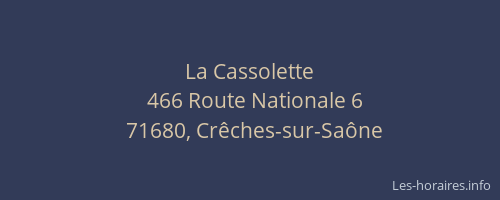 La Cassolette