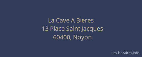 La Cave A Bieres