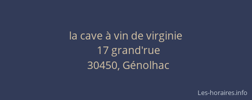 la cave &agrave; vin de virginie